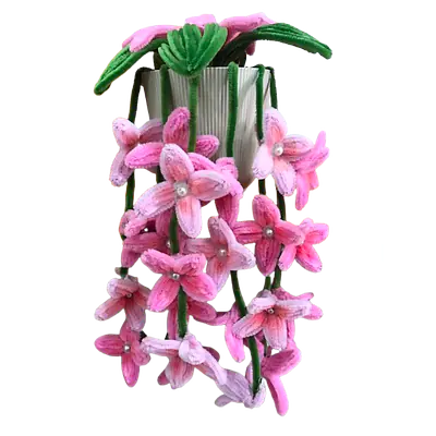 Cascading Pearl-Accented Potted Flower primary image