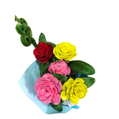 Everlasting Colorful Handmade Floral Flower Bouquet secondary image