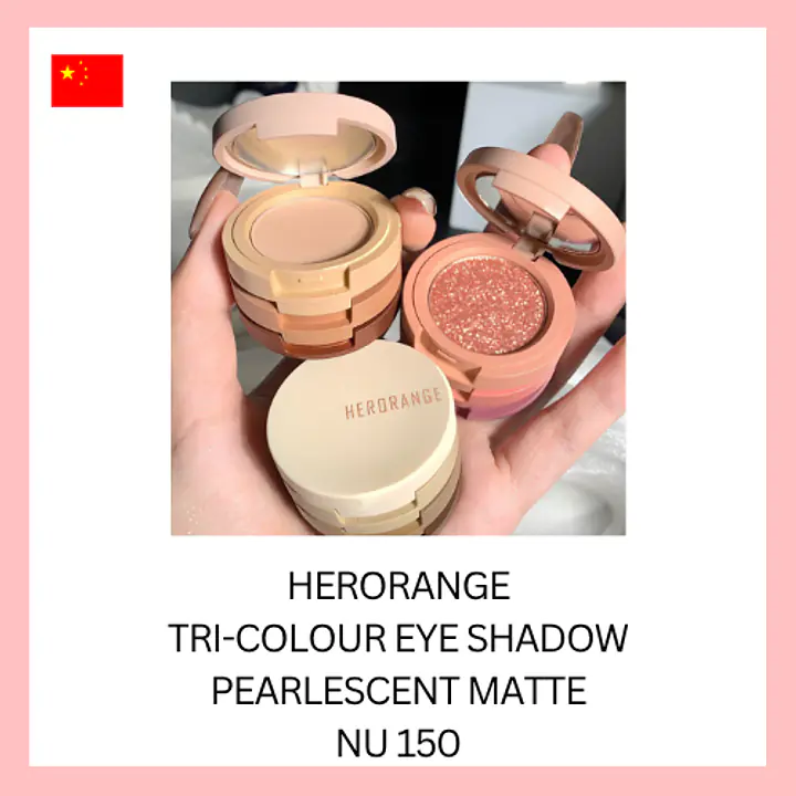Herorange Tri-Colour Eye Shadow Pearlescent Matte - Master