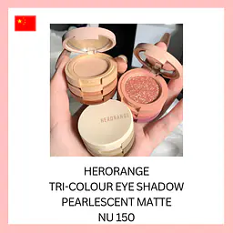 Herorange Tri-Colour Eye Shadow Pearlescent Matte - Master