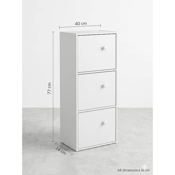 3-Tier Cascade Shoe Cabinet - Master