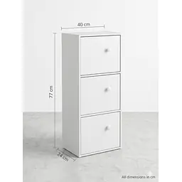 3-Tier Cascade Shoe Cabinet - Master