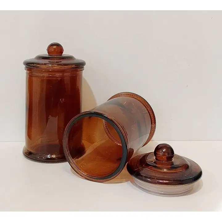 Glass Jar Amber 350ml - Master