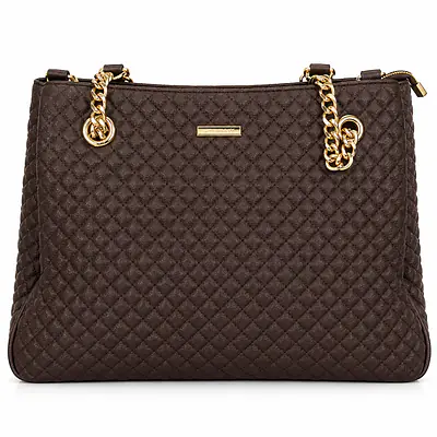 Quilted Handbag with Gold Chains primary image