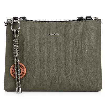 Olive Green Designer Pouch with Tassel Charm primary image