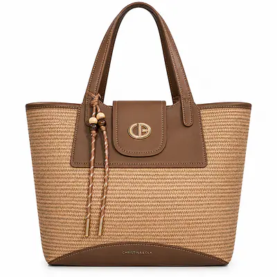 Woven Tote hand bag primary image