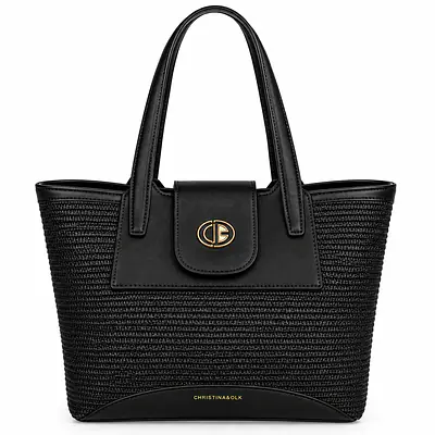 Woven Tote hand bag primary image