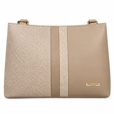 Miss Susan Collection Structured Panel Handbag primary image