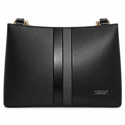 Miss Susan Collection Structured Panel Handbag primary image
