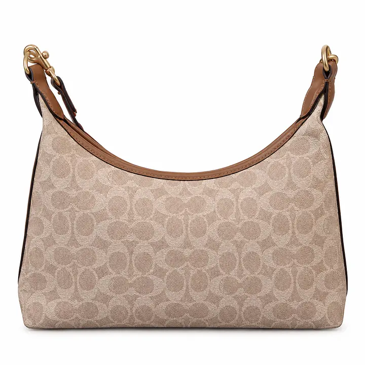 Coach Signature Canvas Curved Shoulder Bag - Master