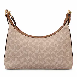 Coach Signature Canvas Curved Shoulder Bag - Master