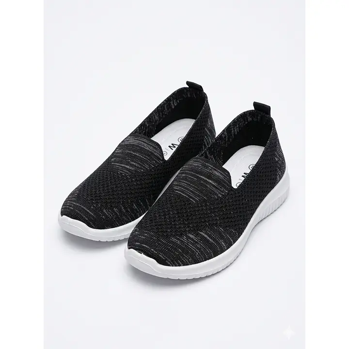 Women's Lightweight Breathable Knit Slip-On Walking Sneakers - Master