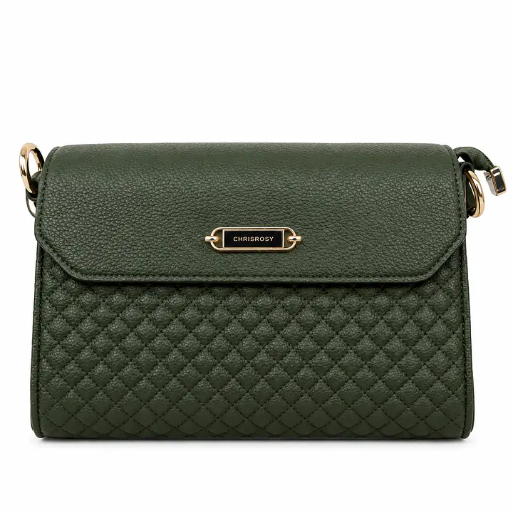 Chrisrosy Quilted Flap Crossbody Bag - Master