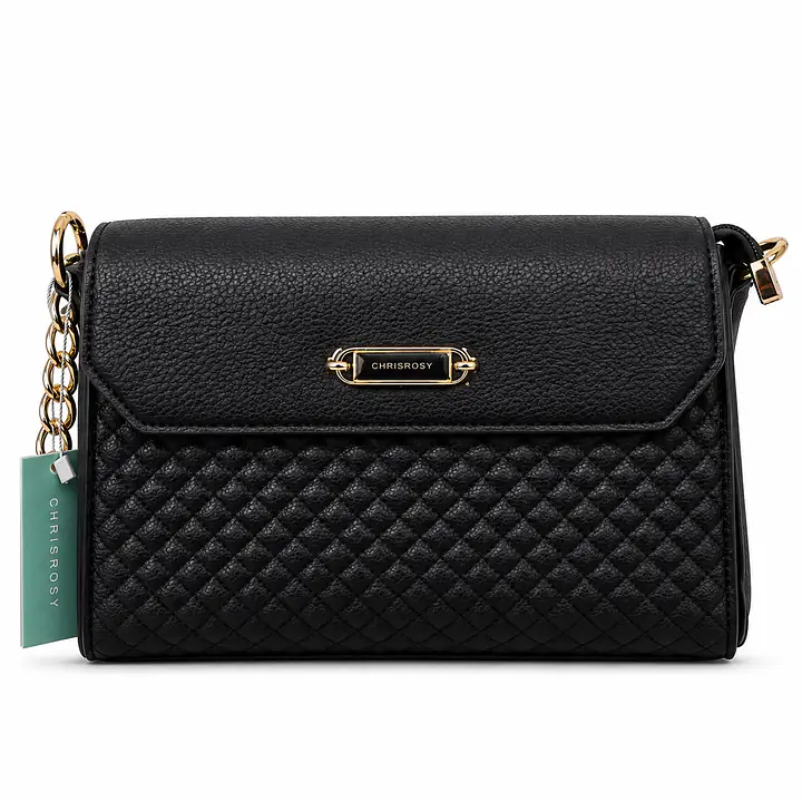 Chrisrosy Quilted Flap Crossbody Bag - Master