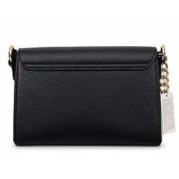 Chrisrosy Quilted Flap Crossbody Bag - Color: black