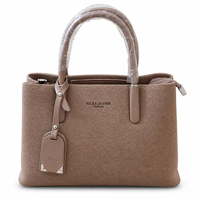 YGLS & LEATHER Canvas & Leatherette Handbag with Hangtag primary image