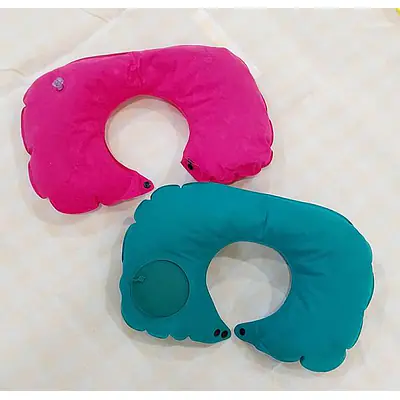 U-Shape Inflatable Neck Pillow primary image