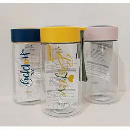 Happy Smile Water Bottle W/Strap - Master