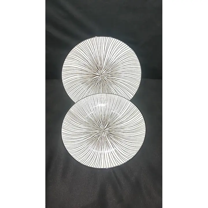 Plate Ice Crystal Black - Master