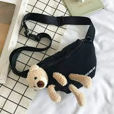 Teddy Bear Cross Body Black Sports primary image