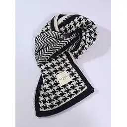 Woven Stripe Muffler Black - Master