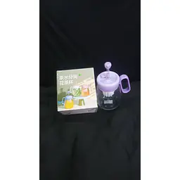 Glass water cup Purple - Master