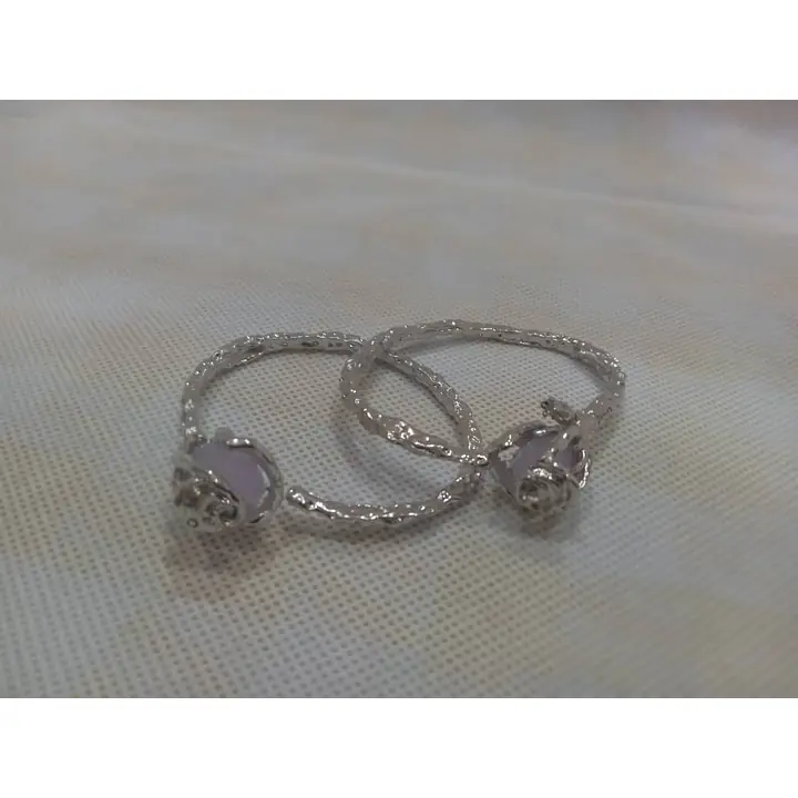 Glacial Lava Rose Flower Bracelet - Master