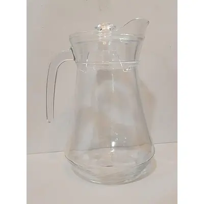 1.3L Jug w/ Lid Glass Clear primary image