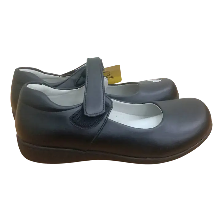 Leather Black School Shoe - Master