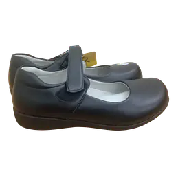 Leather Black School Shoe - Master