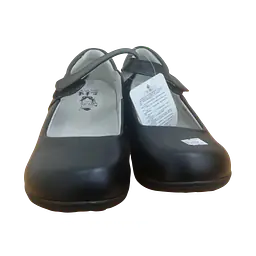 Leather Black School Shoe - Master
