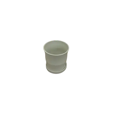 Cream color Flower Pot- Medium primary image