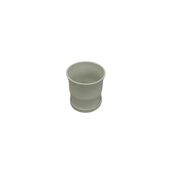 Cream color Flower Pot- Medium - Master