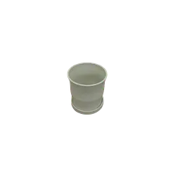Cream color Flower Pot- Medium - Master