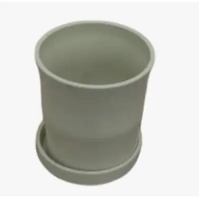 Cream color Flower Pot- Small primary image